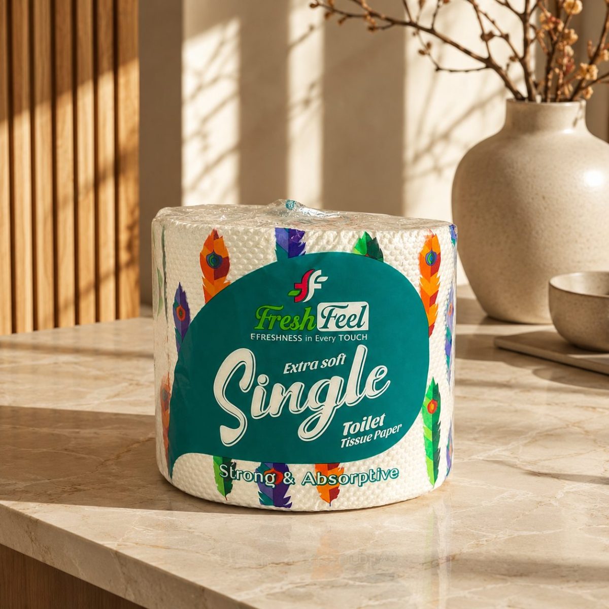 Fresh Feel Toilet Roll Single - Image 2