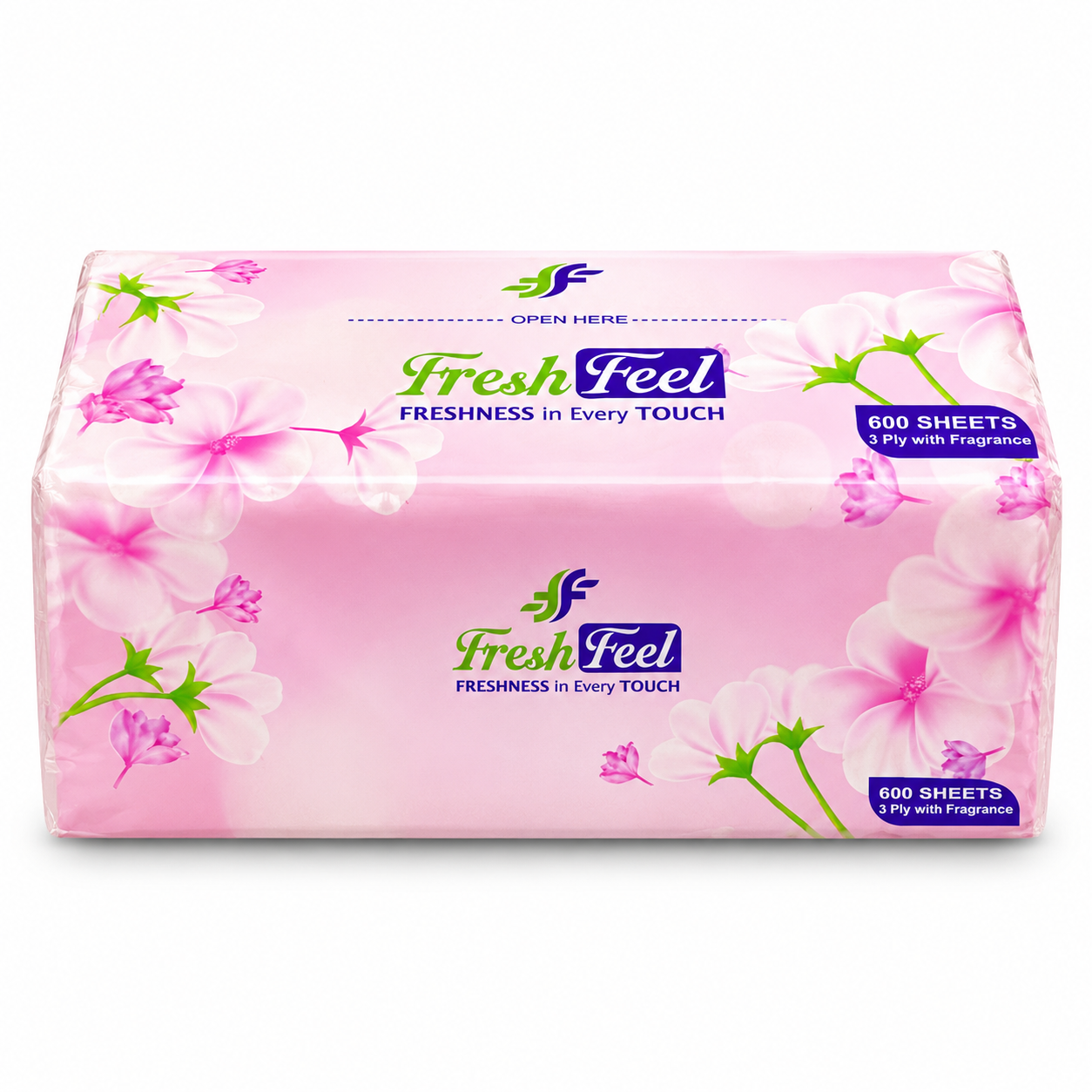 file_0000000081908211a6db09f7139d0dd2 Fresh Feel Soft Pack 600s 3Ply - Image 1